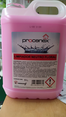 PROCENEX LIMPIADOR NEUTRO PERFMUMADO FLORAL 5 L.