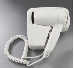 SECADOR CABELLOS C/SOPORTE PARED BLANCO B1035ABW