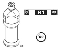 Kit botella 0.3L R1 Pur-Eco