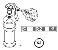 Kit botella 0.3L R2