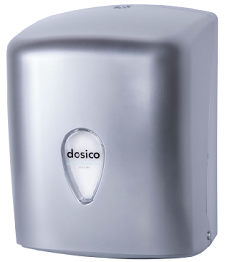 DISPENSADOR SECAMANOS ARES PLATA