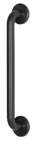 BARRA RECTA 540 MM INOX NEGRA