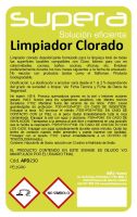 Etiqueta Supera Limpiador Clorado