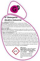 Etiqueta G3 Detergente Alcalino Industrial