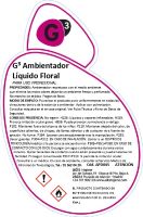 Etiqueta G3 Ambientador Floral