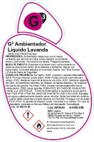 Etiquetas G3 Ambientador Líquido Lavanda