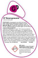 Etiquetas G3 Desengrasante