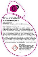 Etiquetas G3 Desincrustante Antical Máquinas