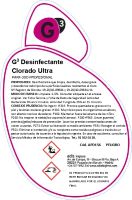 Etiquetas G3 Desinfectante Clorado Ultra