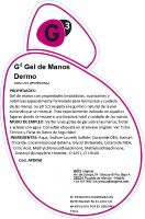Etiquetas G3 Gel de Manos Dermo