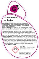 Etiquetas G3 Mantenedor de Suelos