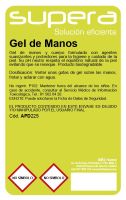 Etiquetas Supera Gel de Manos