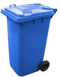 Contenedor c/r 240L azul