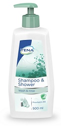 TENA GEL CHAMPU SHAMPOO SHOWER 500 ML