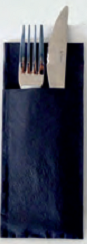 SERVILLETAS GAMA KANGAROO MICROPUNTO 40X32 NEGRA