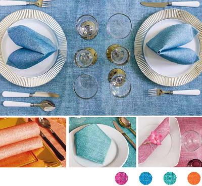 MANTEL ROLLO 1,20X25 M. LIKE LINEN VERDE AGUA