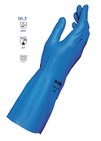 GUANTES ULTRANITRIL 472 AZUL T.8