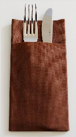 SERVILLETAS AIRLAID KANGAROO GAMA COLOR 40X40 MARRON