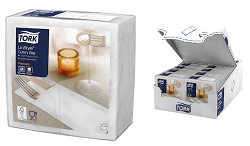 TORK LINSTYLE SERV. 39X39 1/8 1C CUBIERTOS BLANCA