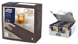 TORK LINSTYLE SERV. 39X39 1/8 1C CUBIERTOS CHOCOLATE