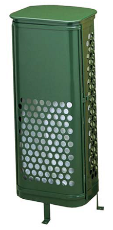 PAPELERA SERIE GARDEN 120 L. MOD.124 GIRS RAL 7024