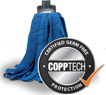 FREGONA MICROFIBRA ANTIBACTERIAS COPPTECH AZUL