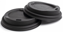 TAPA PS NEGRA PARA VASO 8 OZ. 240 ML.