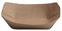 BARQUETA DE CARTON KRAFT 135X103