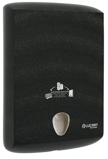 DISPENSADOR TOALLAS ALPE ECONATURAL NEGRO