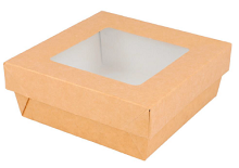 CAJITA CARTON+TAPA CON VENTANA 500 ML. 224.44