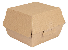 ENVASE CARTON HAMBURGUESA THEPACK 13X12,5X9 NATURAL 234.09