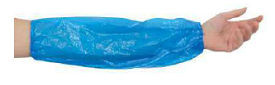 MANGUITO POLIETILENO 0,02 MM AZUL